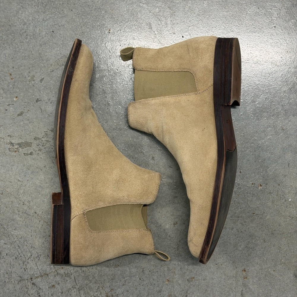 Aldo Beige Suede Ankle Boots
